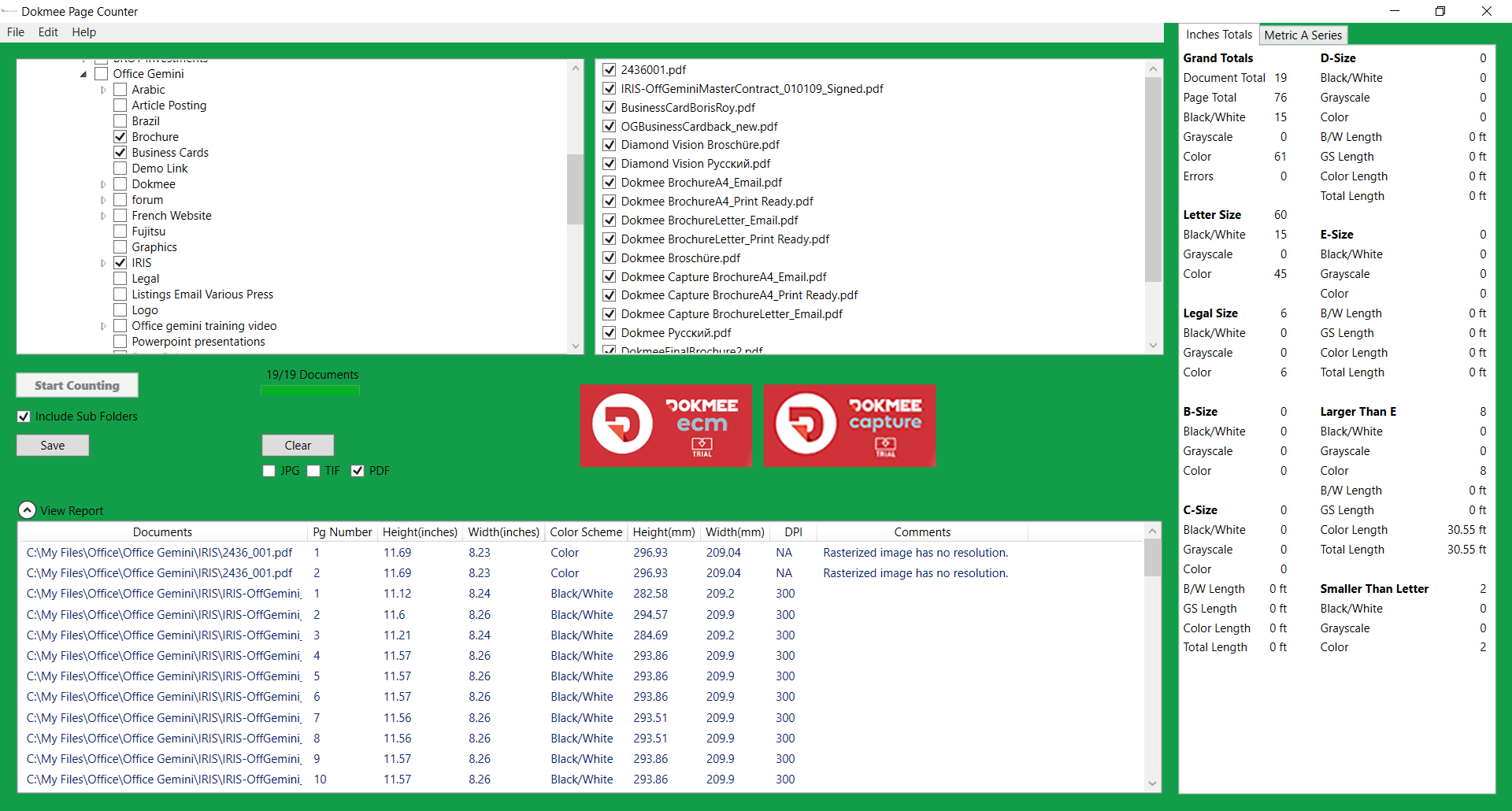 does rocketcake have a page counter